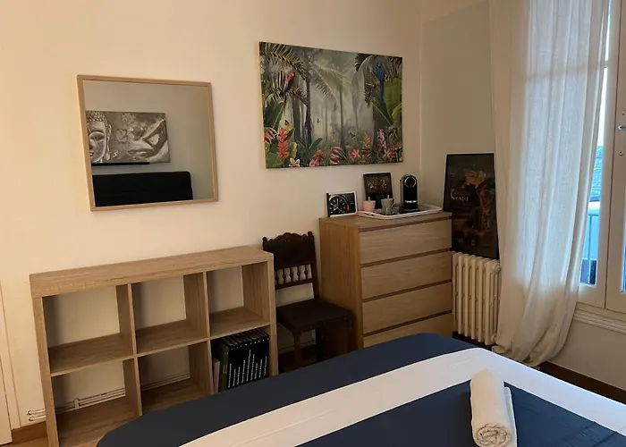 Lit Queen Size, 3mn Privatunterkunft *